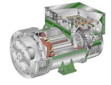 亭湖发电机内部结构图